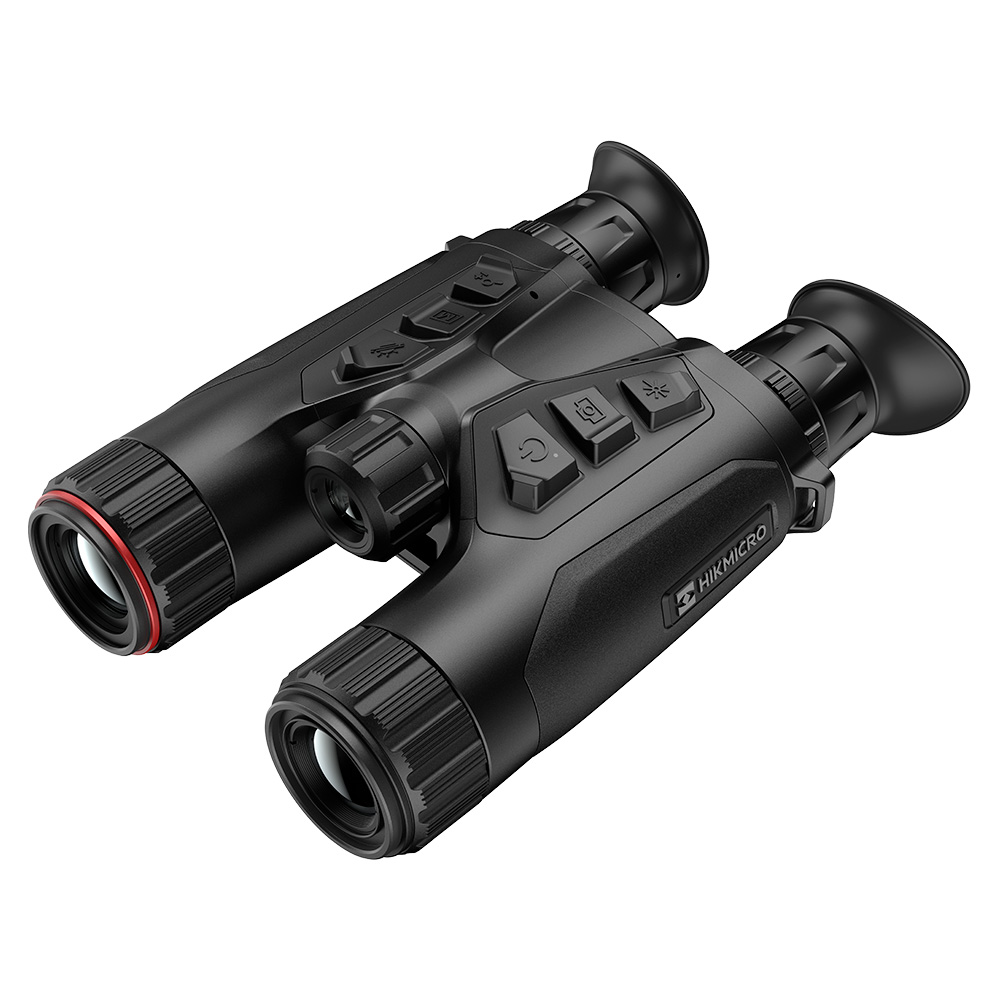 Binoculares Multiespectro con telémetro + IR 850nm HABROK 4K HE25L HIKMICRO Visión térmica