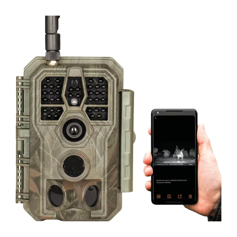 Cámara de caza GardePro X70 con envío de imágenes, visión en directo y GPS