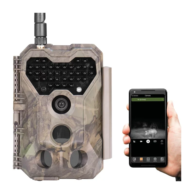 Cámara de caza GardePro X70 Pro con envío de imágenes, visión en directo, GPS y batería