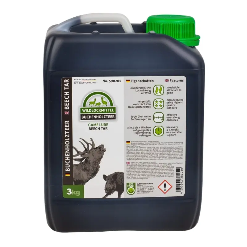 Eurohunt Resina de Haya 3KG para Jabalí y Ciervo